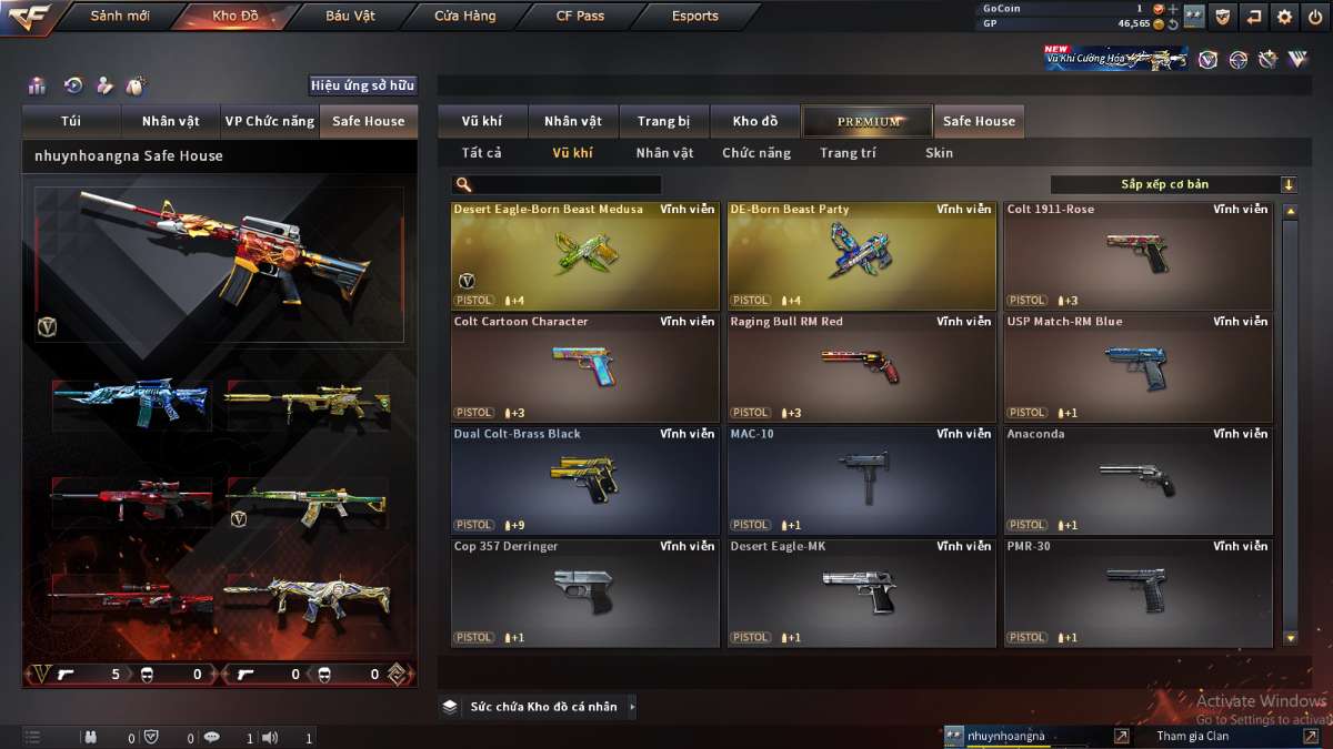 shop acc cf uy tin gia re